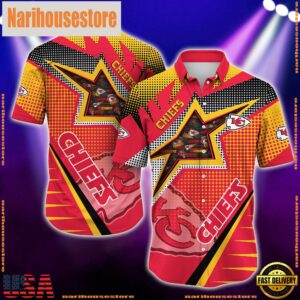 NFL Kansas City Chiefs Special Football Team Star Hawaiian Shirts