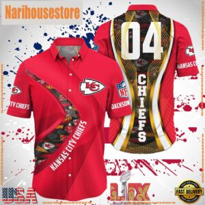 NFL Kansas City Chiefs Super Bowl LIX Fans Custom Hawaiian Shirt
