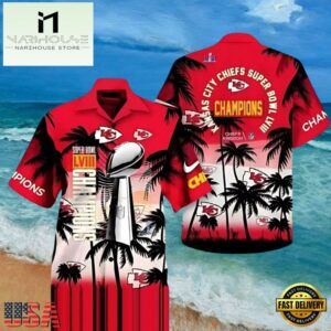 NFL Kansas City Chiefs Super Bowl LVIII Hawaiian Shirt