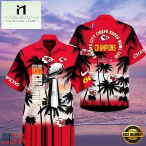 NFL Kansas City Chiefs Super Bowl LVIII Hawaiian Shirt