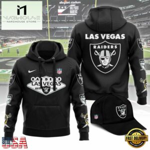 NFL Las Vegas Raider Full Logo Team Hoodie