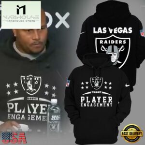 NFL Las Vegas Raiders Born Raised Black Hoodie 2