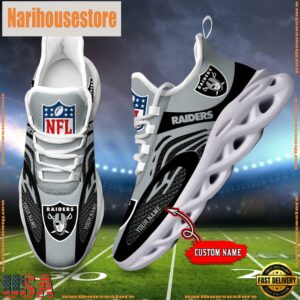 NFL Las Vegas Raiders Custom Max Soul Shoes