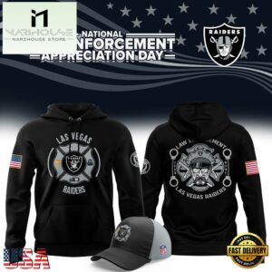 NFL Las Vegas Raiders First Responders Law Enforcement Appreciation Day Hoodie