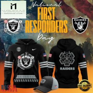 NFL Las Vegas Raiders Football National First Responders Day Hoodie