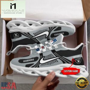 NFL Las Vegas Raiders Logo Football Team New Season Max Soul Shoes