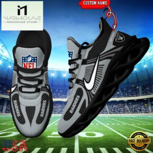 NFL Las Vegas Raiders Logo Football Team New Season Max Soul Shoes
