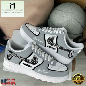 NFL Las Vegas Raiders Logo Team Limited Edition New Design Custom Air Force 1 Shoes