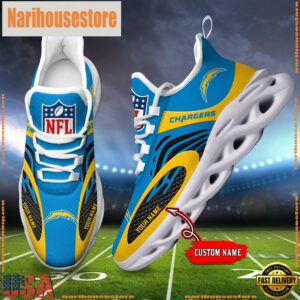 NFL Los Angeles Chargers Custom Max Soul Shoes
