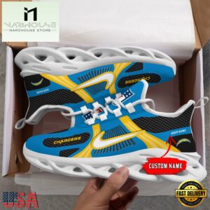 NFL Los Angeles Chargers Logo Football Team New Season Max Soul Shoes