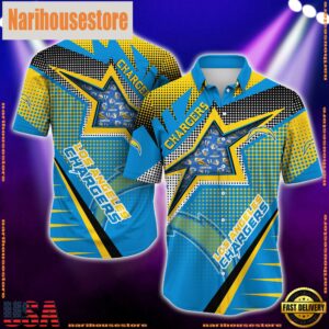 NFL Los Angeles Chargers Special Football Team Star Hawaiian Shirts