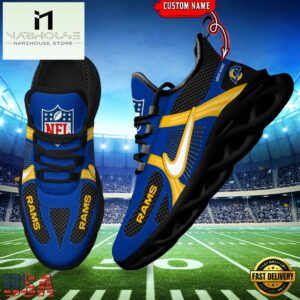 NFL Los Angeles Rams Logo Football Team New Season Max Soul Shoes