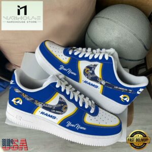 NFL Los Angeles Rams Logo Team Limited Edition New Design Custom Air Force 1 Shoes