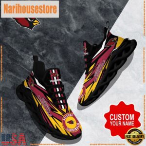 NFL Max Soul Shoes, Arizona Cardinals Clunky Shoes Custom Custom Name Football