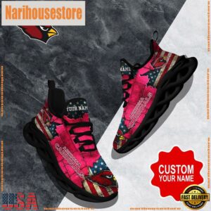 NFL Max Soul Shoes, Arizona Cardinals Clunky Shoes Custom Gift Women And Men