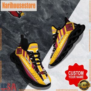NFL Max Soul Shoes, Arizona Cardinals Clunky Shoes Logo Custom Name Nfl