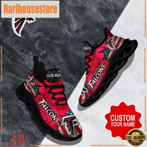 NFL Max Soul Shoes, Atlanta Falcons Clunky Shoes Custom Gift Women And Men