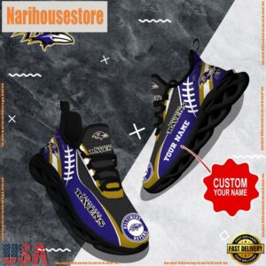 NFL Max Soul Shoes, Baltimore Ravens Shoes Custom Nfl Sport Loves