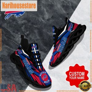 NFL Max Soul Shoes, Buffalo Bills Clunky Shoes Custom Custom Name Football
