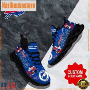 NFL Max Soul Shoes, Buffalo Bills Clunky Shoes Custom Name For Fans Christmas