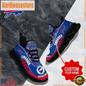 NFL Max Soul Shoes, Buffalo Bills Clunky Shoes Sport Custom Name Football