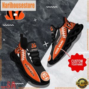 NFL Max Soul Shoes, Cincinnati Bengals Shoes Custom Nfl Sport Loves