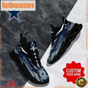 NFL Max Soul Shoes, Dallas Cowboys Clunky Shoes Custom Custom Name Football