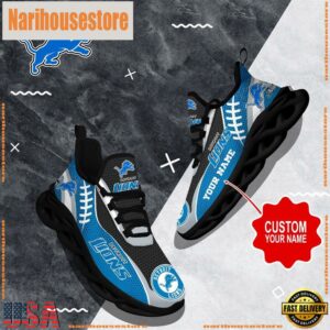 NFL Max Soul Shoes, Detroit Lions Shoes Custom Nfl Sport Loves