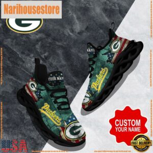 NFL Max Soul Shoes, Green Bay Packers Clunky Shoes Custom Gift Women And Men