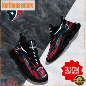 NFL Max Soul Shoes, Houston Texans Clunky Shoes Custom Custom Name Football
