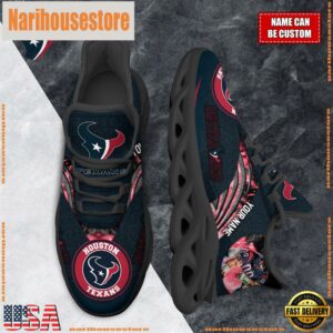 NFL Max Soul Shoes, Houston Texans Clunky Shoes Custom For Fans