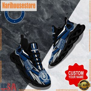 NFL Max Soul Shoes, Indianapolis Colts Clunky Shoes Custom Custom Name Football
