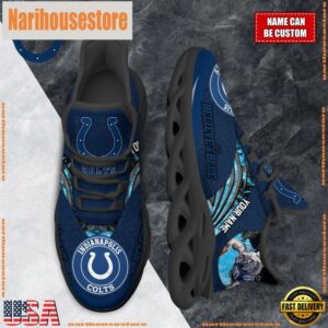 NFL Max Soul Shoes, Indianapolis Colts Clunky Shoes Custom For Fans