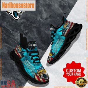 NFL Max Soul Shoes, Jacksonville Jaguars Clunky Shoes Custom Gift Women And Men