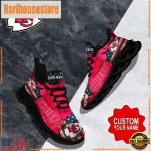 NFL Max Soul Shoes, Kansas City Chiefs Clunky Shoes Custom Gift Women And Men