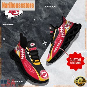 NFL Max Soul Shoes, Kansas City Chiefs Shoes Custom Nfl Sport Loves