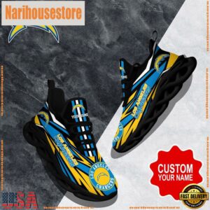 NFL Max Soul Shoes, Los Angeles Chargers Clunky Shoes Custom Custom Name Football