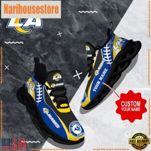 NFL Max Soul Shoes, Los Angeles Rams Shoes Custom Nfl Sport Loves
