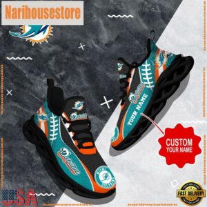 NFL Max Soul Shoes, Miami Dolphins Shoes Custom Nfl Sport Loves