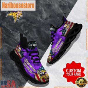 NFL Max Soul Shoes, Minnesota Vikings Clunky Shoes Custom Gift Women And Men
