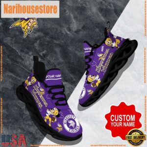 NFL Max Soul Shoes, Minnesota Vikings Clunky Shoes Custom Name For Fans Christmas
