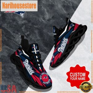 NFL Max Soul Shoes, New England Patriots Clunky Shoes Custom Custom Name Football