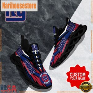 NFL Max Soul Shoes, New York Giants Clunky Shoes Custom Custom Name Football