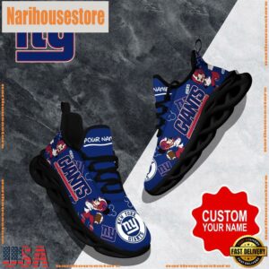 NFL Max Soul Shoes, New York Giants Clunky Shoes Custom Name For Fans Christmas