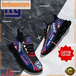 NFL Max Soul Shoes, New York Giants Shoes Custom Nfl Sport Loves
