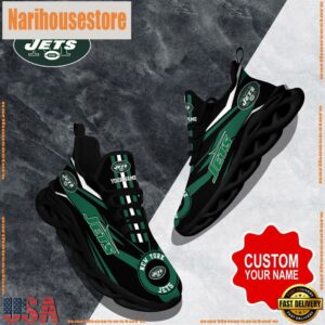 NFL Max Soul Shoes, New York Jets Clunky Shoes Custom Custom Name Football