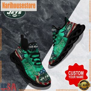 NFL Max Soul Shoes, New York Jets Clunky Shoes Custom Gift Women And Men