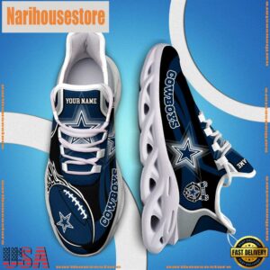 NFL Max Soul Shoes, Nfl Dallas Cowboys White C Shoes For Fans
