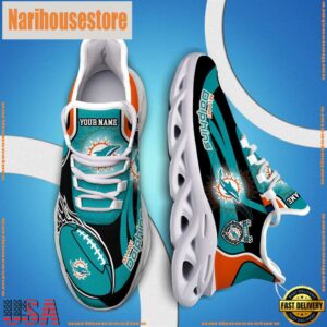 NFL Max Soul Shoes, Nfl Miami Dolphins White C Shoes For Fans