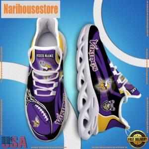 NFL Max Soul Shoes, Nfl Minnesota Vikings White C Shoes For Fans